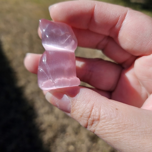 mini cat eye cat carving - Picture 2 of 9